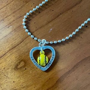 Softball 🥎 friendship necklaces (set of 2)